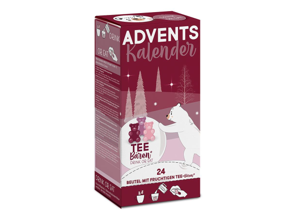 Tee-Bären®-Roter Adventskalender